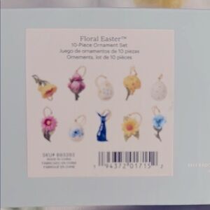Lenox Floral Easter Ornament Set
